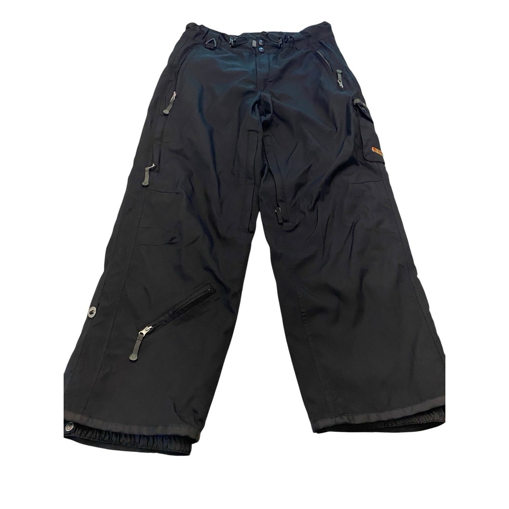 Liquid Boardwear Mens Ski Snowboard Pants 5K Waterproof Size L Black Venture